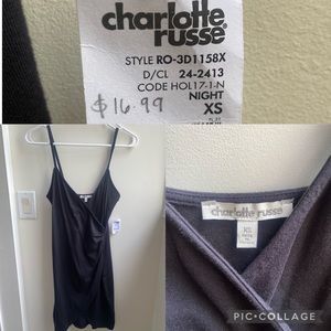 Charlotte Russe black dress size XS